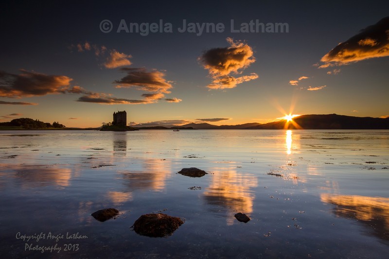 Castle Stalker Sunset - Highlands of Scotland