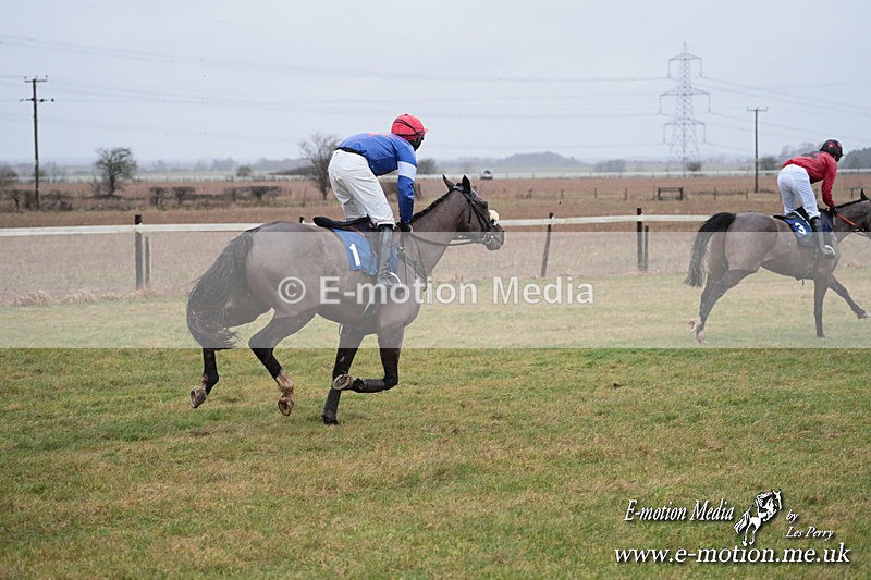 PtP 260125 87 - Cocklebarrow Point-to-Point racing with the Heythrop Hunt 26/01/25