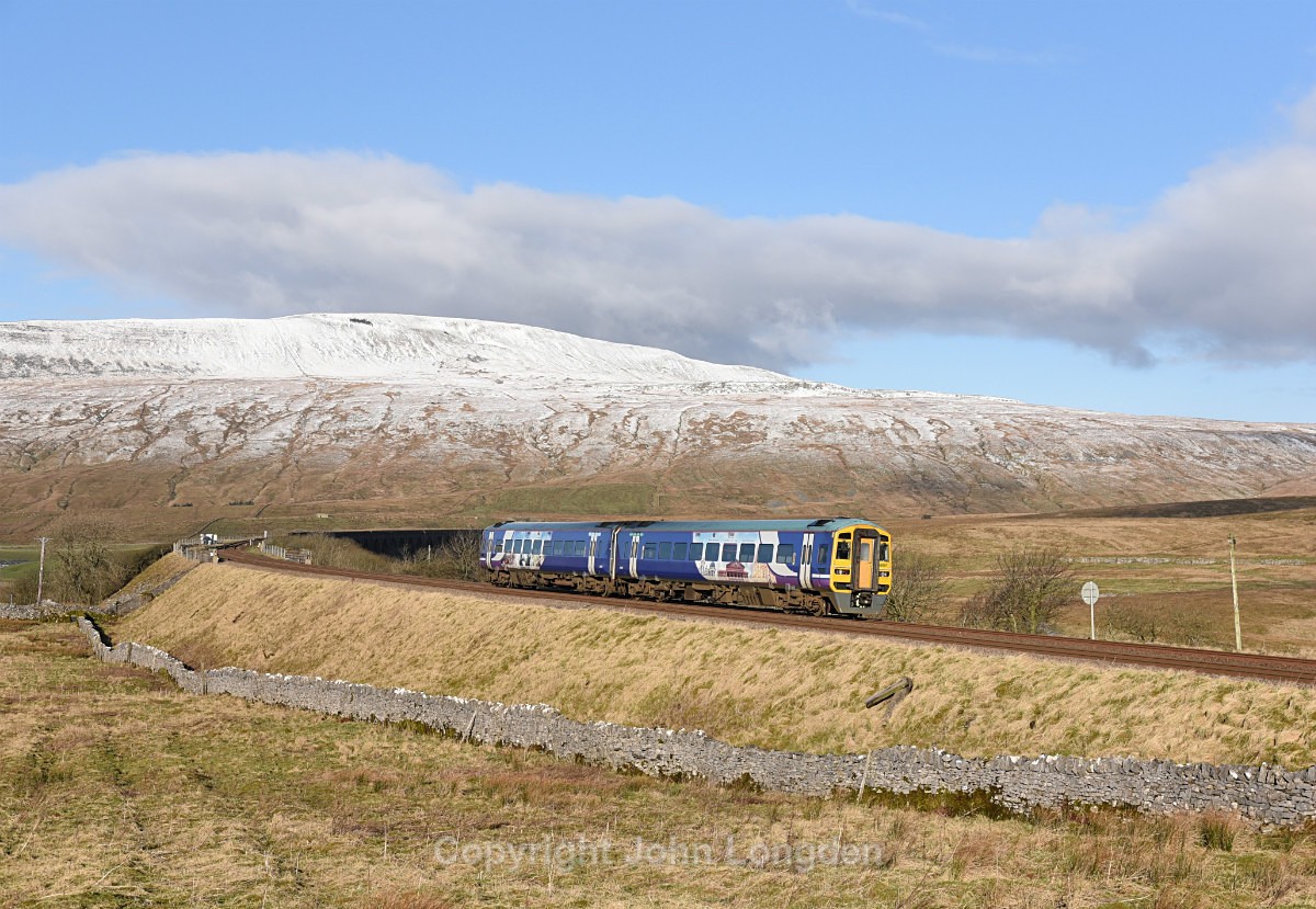 JL - 2.2.18 158907 08:53 Carlisle - Leeds, Ribblehead - Ribblehead