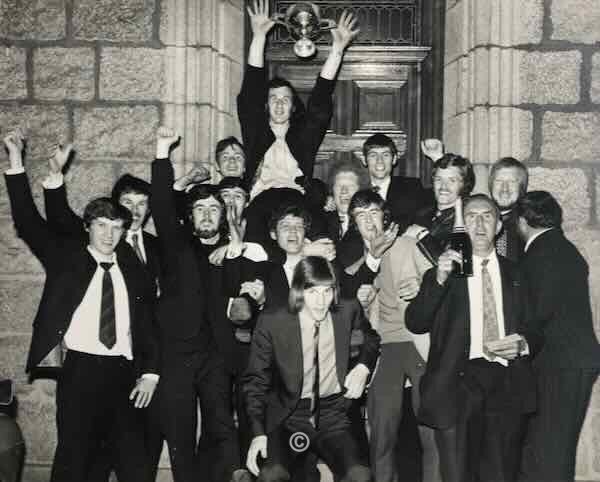 Locos 'A' Scottish Juvenile Cup winning team. 1972. - 2003 Centenary Image for Inverurie Loco Works F.C. 1903-2003 and Locos 'A' Cup win.