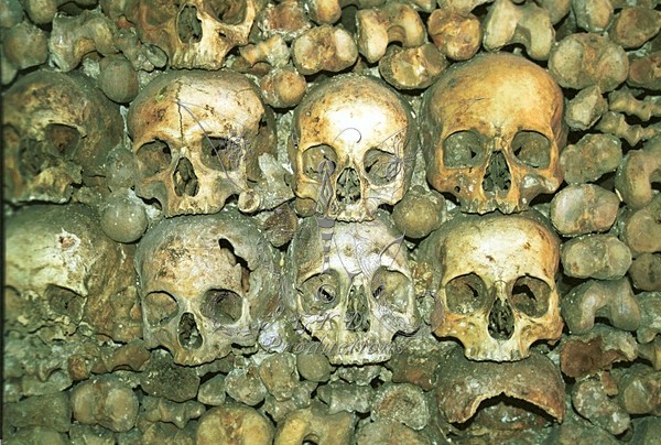 Paris  Catacombs - Paris, France - PEOPLE