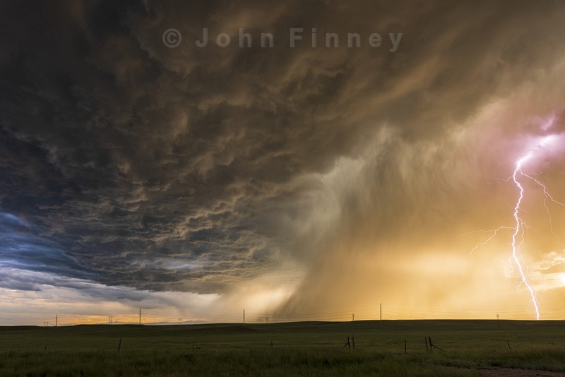 Mushroom Lightning, Colorado - Weather photography
