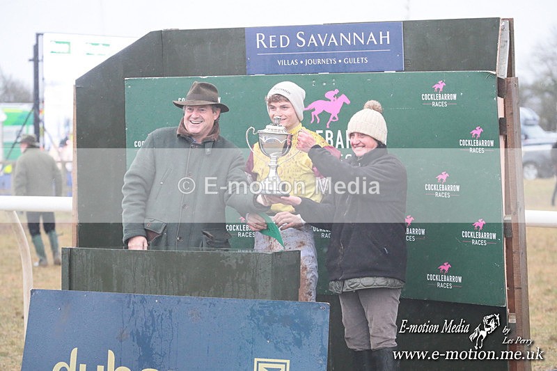PtP 260125 638 - Cocklebarrow Point-to-Point racing with the Heythrop Hunt 26/01/25