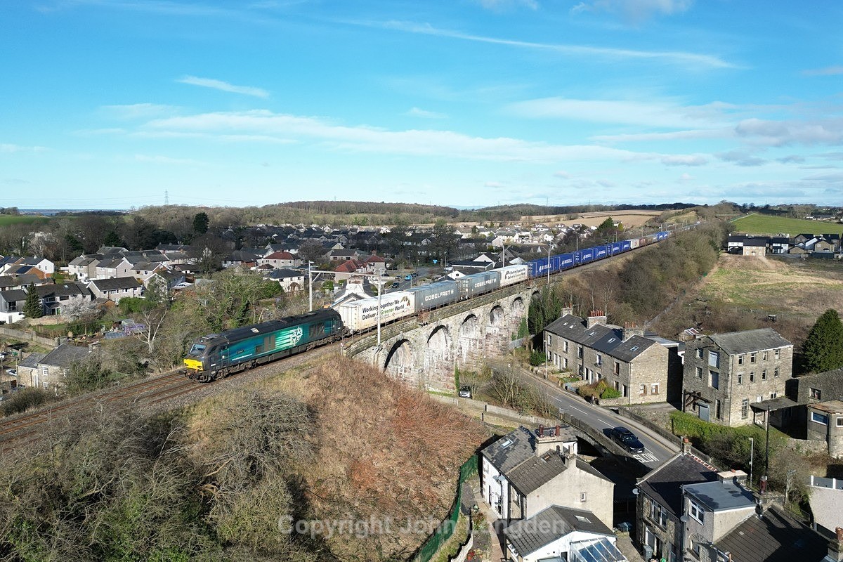 JL - 13.3.25 68005 4M27 Coatbridge - Daventry, Galgate - Latest shots
