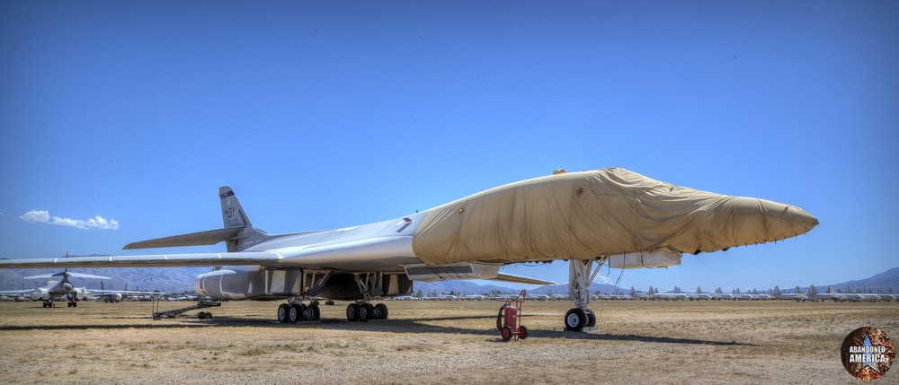 Rockwell B-1 Lancer at AMARG Aerospace Reclamation and Maintenance Group, Tucson AZ - Matthew Christopher Murray's Abandoned America