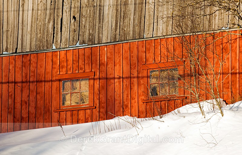 Rust.ic Hay Barn Macro New Brunswick Canada
