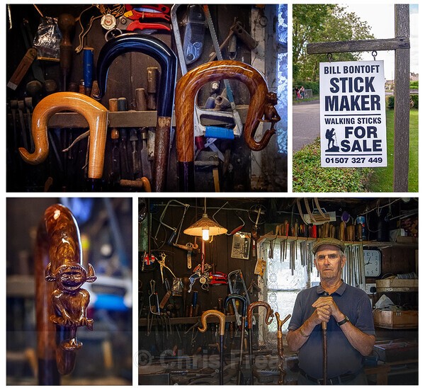 Mr Bill Bontoft, Traditional Stickmaker - Workshop Portraits
