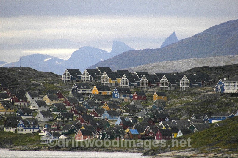 Nuuk and surrounding mountains - Greenland West Coast