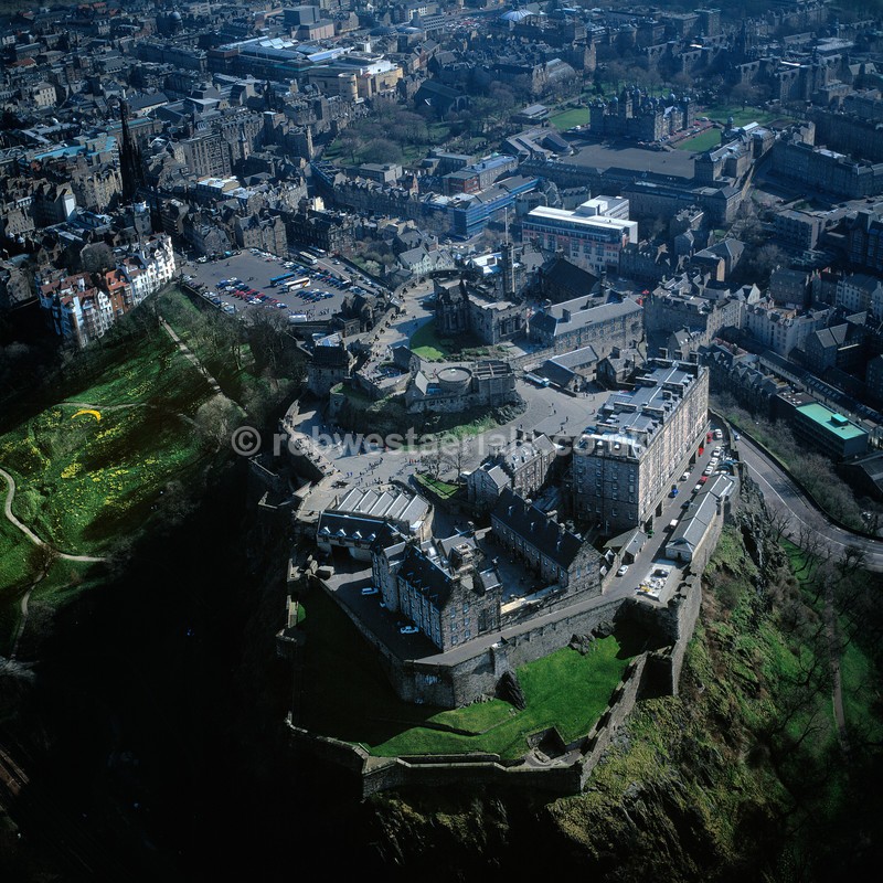 aerial pictures of Scottish cities towns monuments tourist attractions Royal castles capital of Scotland