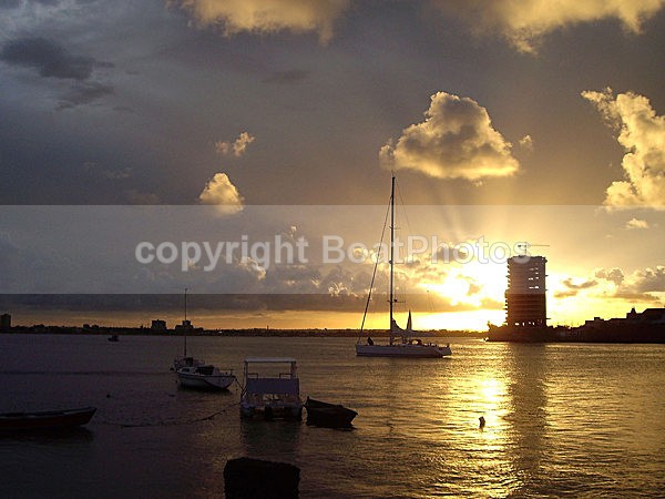 061128 Recife Sunset - ATLANTIC CROSSING 2006