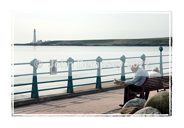 Sunday Read at the Seafront - Montrose Beach