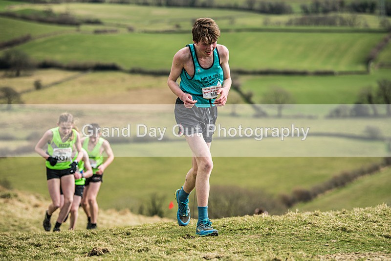 Helm Hill -254 - Kendal Winter League Helm Hill Fell Races (Under 13/15/17 & Seniors) Sunday 16th March 2025