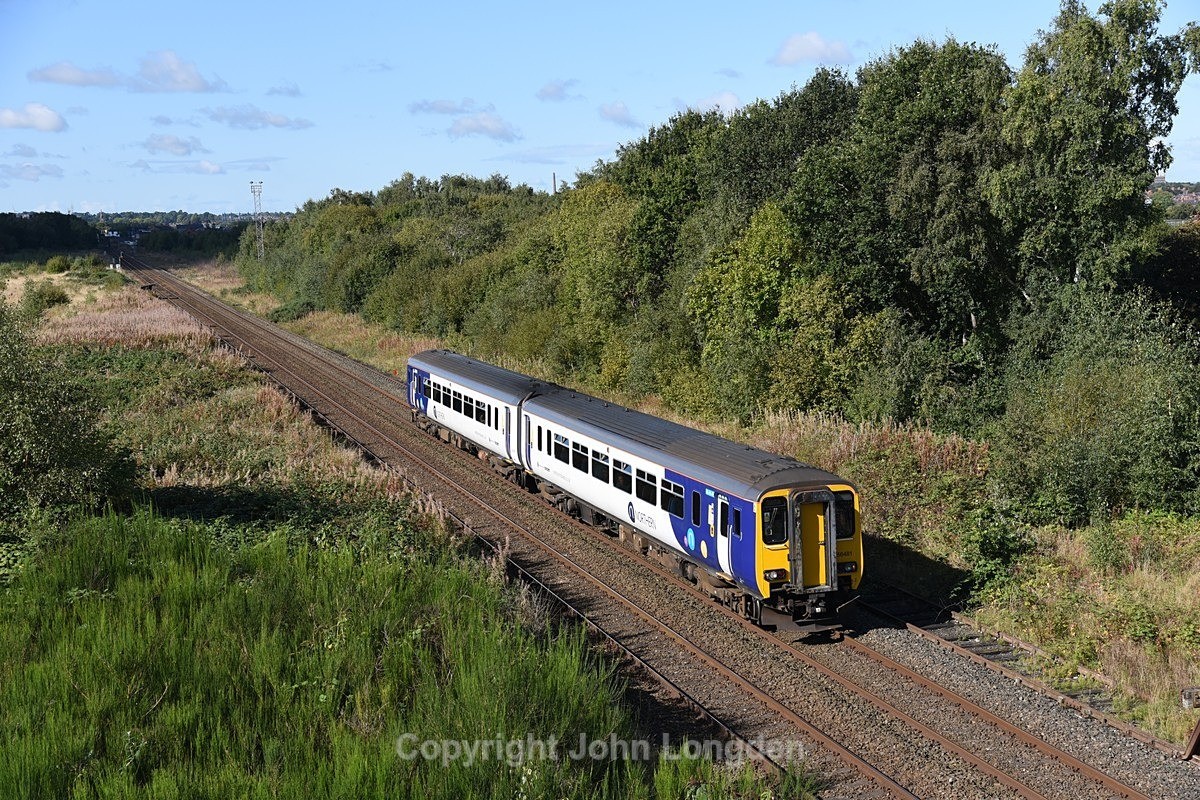 JL - 24.9.22 156481 11:25 Carlisle - Morpeth, Carlisle - Tyne Valley (west to east)