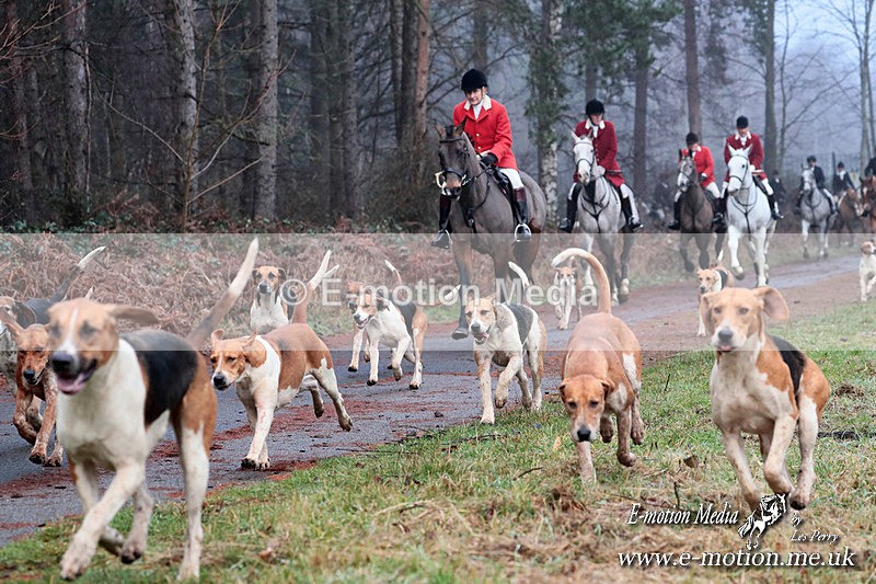 HUPY 261224 351a - Pytchley with Woodland Hunt Boxing Day Meet 26th December 2024