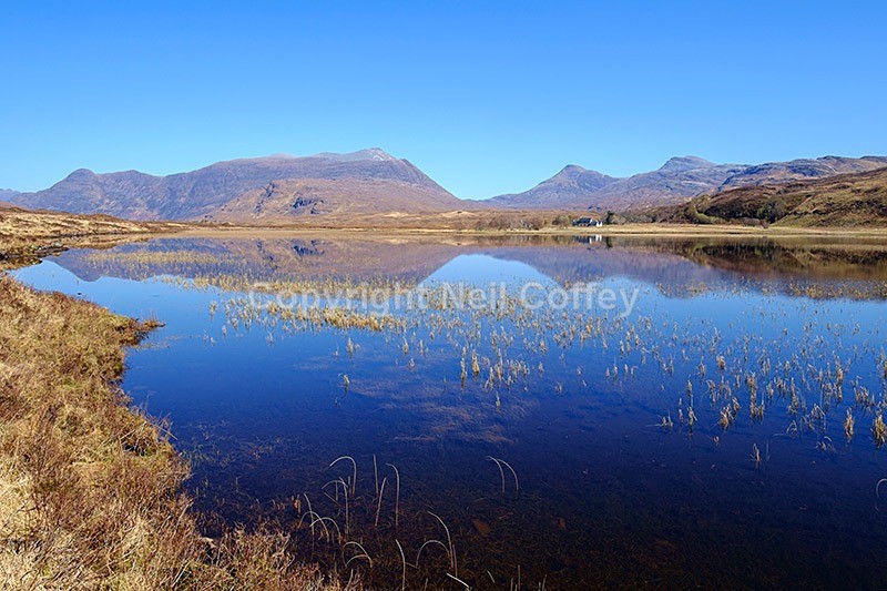 Loch an Loin, Glenshieldaig Forest, Highland - Landscape format