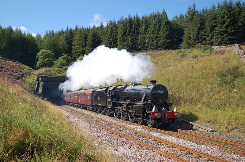 22.8.11 - LMS 5MT 45305 Liverpool - Carlisle, Blea Moor Tunnel - Blea Moor Tunnel