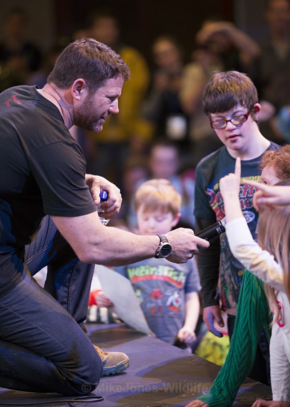 Steve Backshall at Whalefest 2014 ref wfsb2 - STEVE BACKSHALL images from Whalest 2014 in Brighton