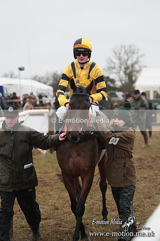 PtP 260125 186 - Cocklebarrow Point-to-Point racing with the Heythrop Hunt 26/01/25