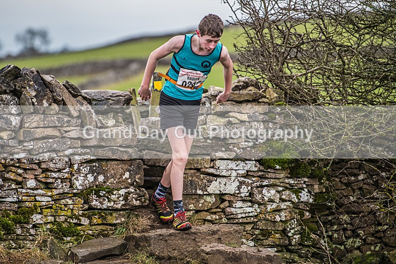 Cunswick U15  U17-60 - Kendal Winter League Cunswick Scar Junior Under 15 & 17 Fell Races Sunday 26th January 2025