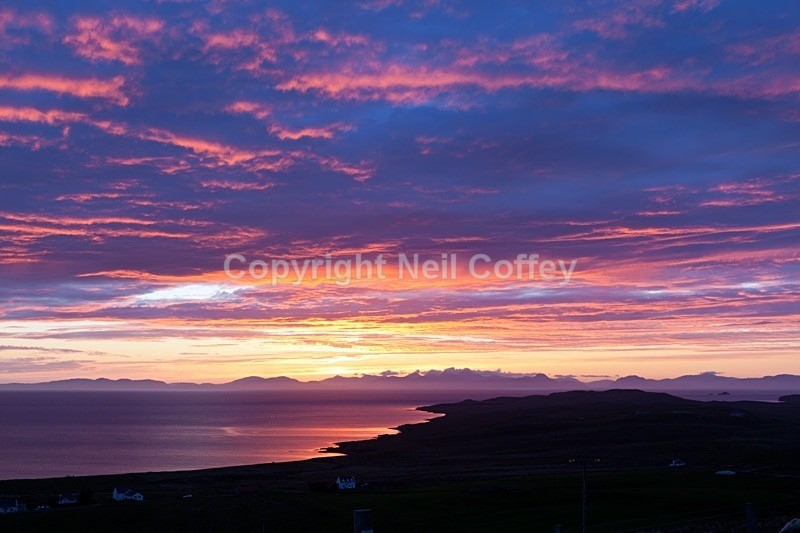 The Outer Hebrides from The Isle Of Skye2 - Landscape format