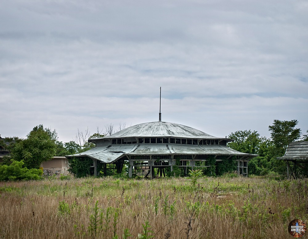 The remains of the Pleasure Beach Carousel in 2009