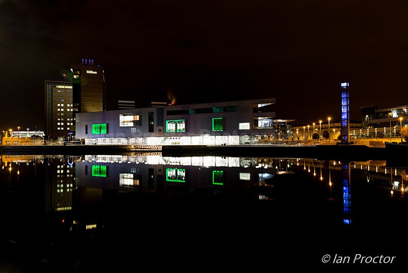 Belfast Waterfront at night - Belfast
