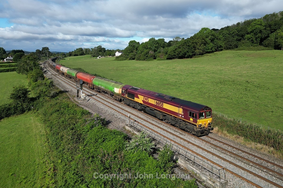 JL - 19.7.23 66158 6B13 Roberston - Westerleigh, Pencoed - Elsewhere on the network