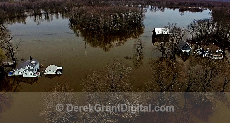 Sheffield Spring Flood 2018 New Brunswick Canada - Extreme Weather