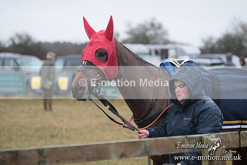 PtP 260125 132 - Cocklebarrow Point-to-Point racing with the Heythrop Hunt 26/01/25