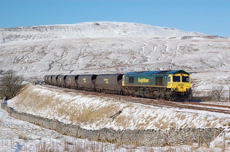 6.2.09 66597 6Z73 Killoch - Ratcliffe, Ribblehead - Ribblehead