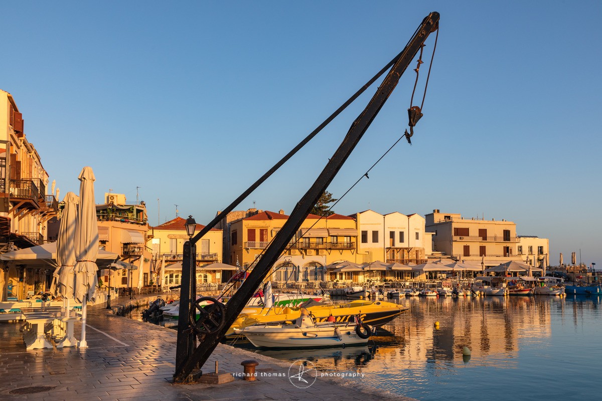 Rethymno harbour , Crete, Greece. - Crete