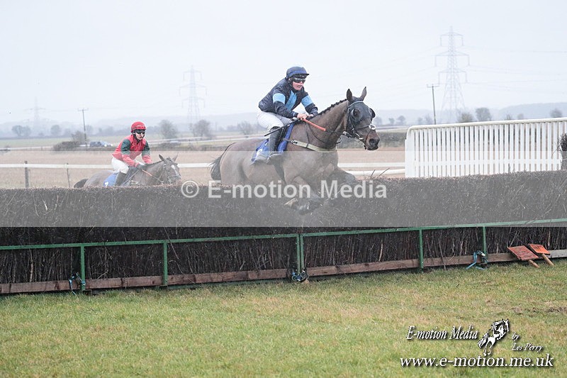 PtP 260125 303 - Cocklebarrow Point-to-Point racing with the Heythrop Hunt 26/01/25