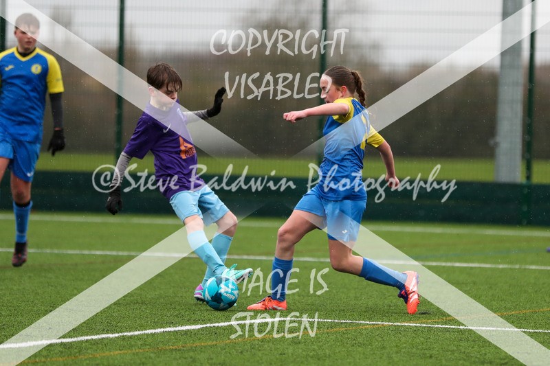 1DX20765 - 2026-02-15 FC Abbey Meads U13 Purple V Royal Wootton Bassett Town Youth U13 Yellow