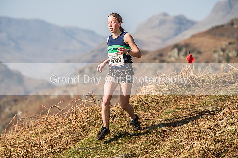Elterwater-353 - Kendal Winter League Elterwater Under 15/17 Fell Races Sunday 9th March 2025