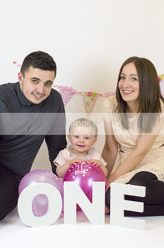 Ellas 1st Birthday Photoshoot 18th June 2016 Millie Loves Louis Photog - Family Photoshoots