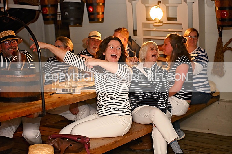 HMS PICKLE-148 - PICKLE NIGHT HMS WARRIOR 1860