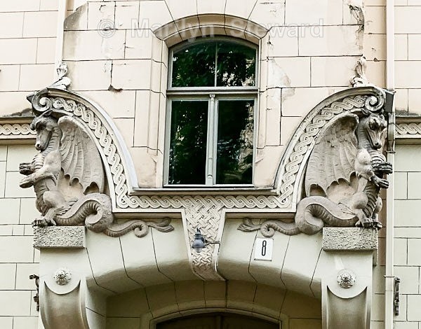 Riga-Dragons sculptures - Scandinavia and The Baltics