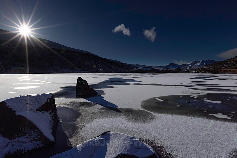 Llynnau Mymbyr, Snowdon Mountain range. Eryri National park [Snowdonia - Winter in the Mountains [Jan 2024], Eryri National Park [Snowdonia]