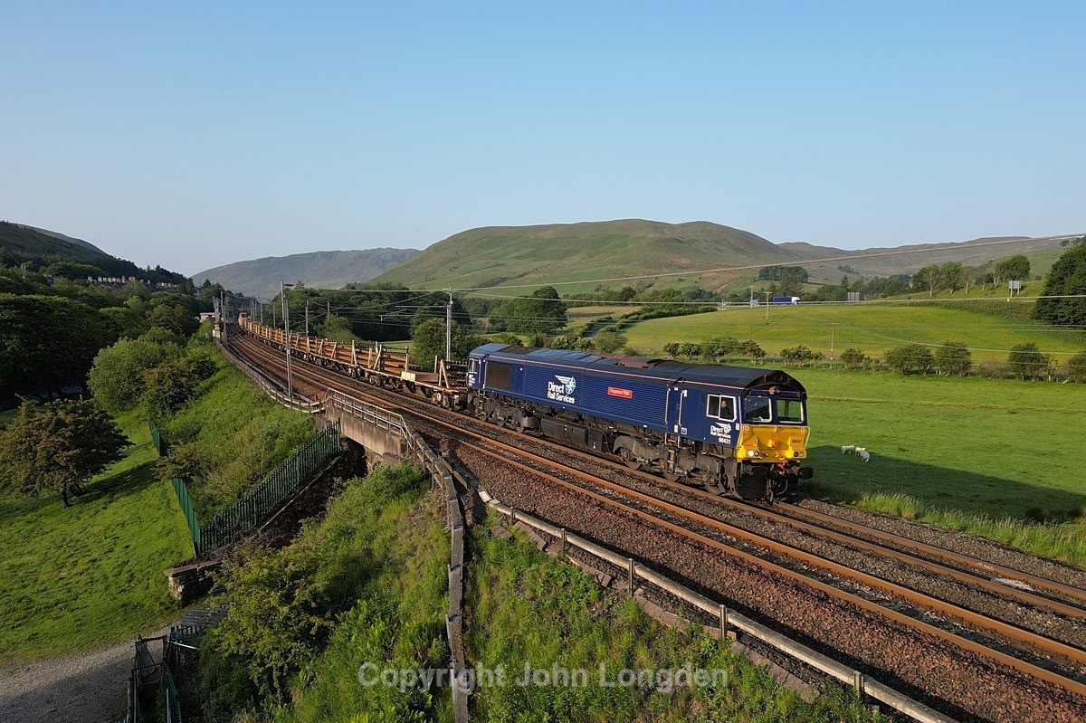 JL - 11.6.25 66431 6C02 Basford Hall - Carlisle, Tebay - Latest shots
