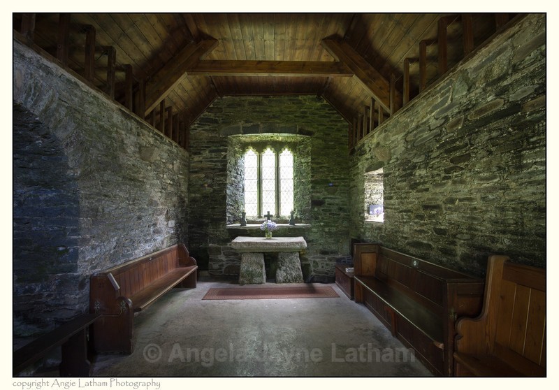 St.Clether's Chapel Interior - Holy Wells and Sacred Springs