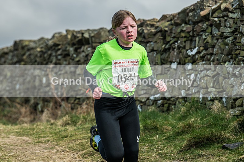Helm Hill -136 - Kendal Winter League Helm Hill Fell Races (Under 13/15/17 & Seniors) Sunday 16th March 2025