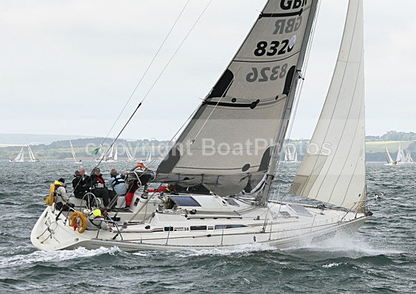 120630 FLYING BANANA GBR8326 WT7A1291 - ROUND THE ISLAND RACE - 30th June 2012