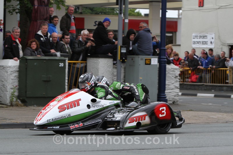 Tim Reeves & Gregory Cluze 2014 DMR Honda - Sure Sidecar Race 2