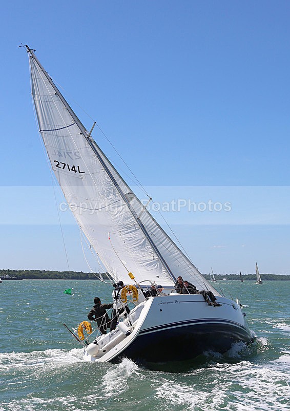 130601 FORTY NINER GBR2714L WT7A0550 - ROUND THE ISLAND RACE - 1st June 2013