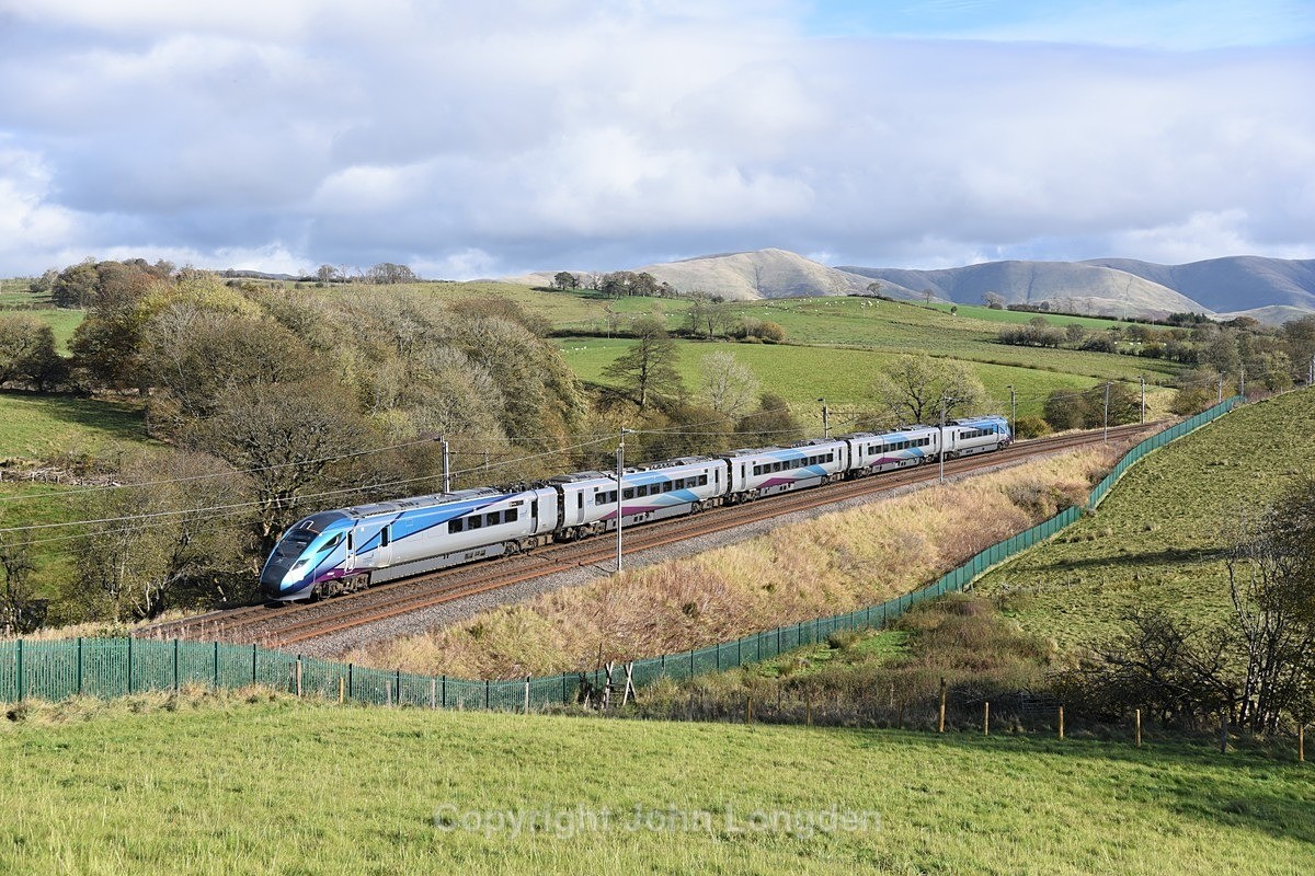 JL - 28.10.22 397002 1S51 12:04 Preston - Glasgow, Beckhouses - West Coast Main Line (north to south)