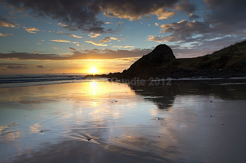 Te Arai Point sunrise - New Zealand North Island