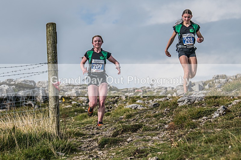Year 8-9-220 - The English Schools Fell Running Championship Giggleswick Year 8-9 Sunday 6th October 2024