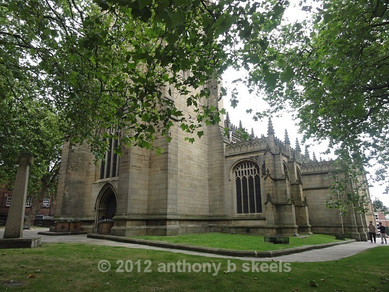 049 Arrival at Wakefield Cathedral end of stage Nine - SAINT PAULINUS PILGRIMAGE TRAIL