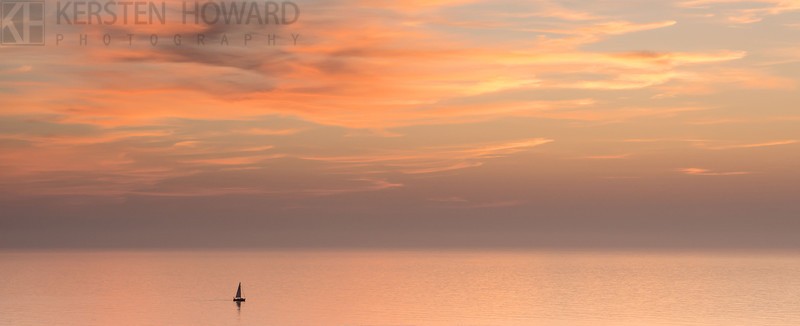 Sunset Sail - Abereiddy - Images from book