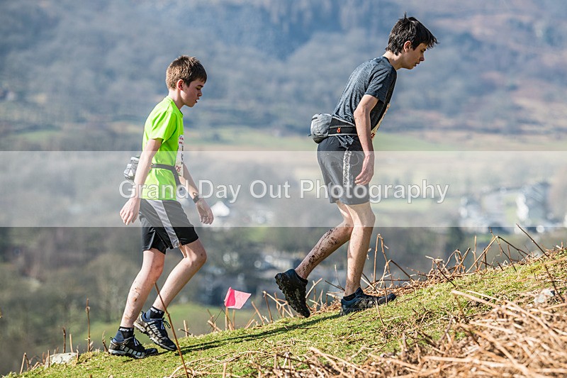 Elterwater-245 - Kendal Winter League Elterwater Under 15/17 Fell Races Sunday 9th March 2025